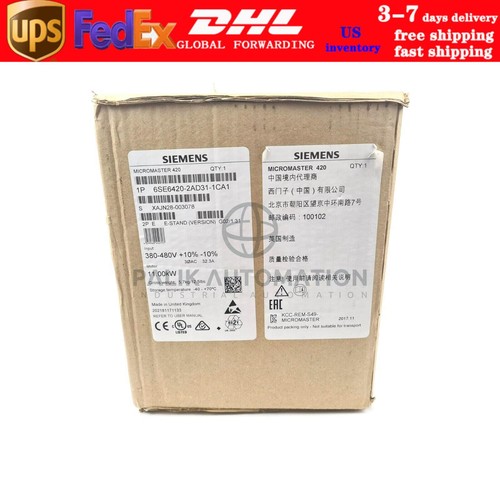 New Siemens 6SE6 420-2AD31-1CA1 MICROMASTER 420 with Filter 6SE6420-2AD31-1CA1