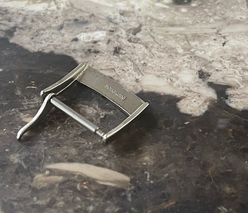 Mirror finish polished Stainless Steel 16mm inner opening vintage watch buckle - Picture 4 of 4