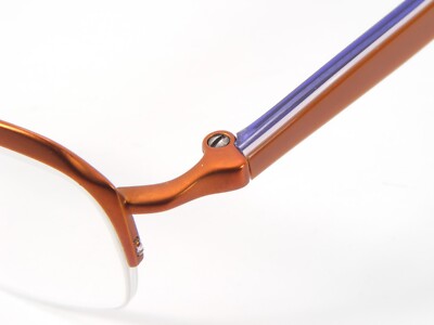 Jean Lafont PARIS KIMONO 093 Burnt Orange UNIQUE RARE EYEGLASSES