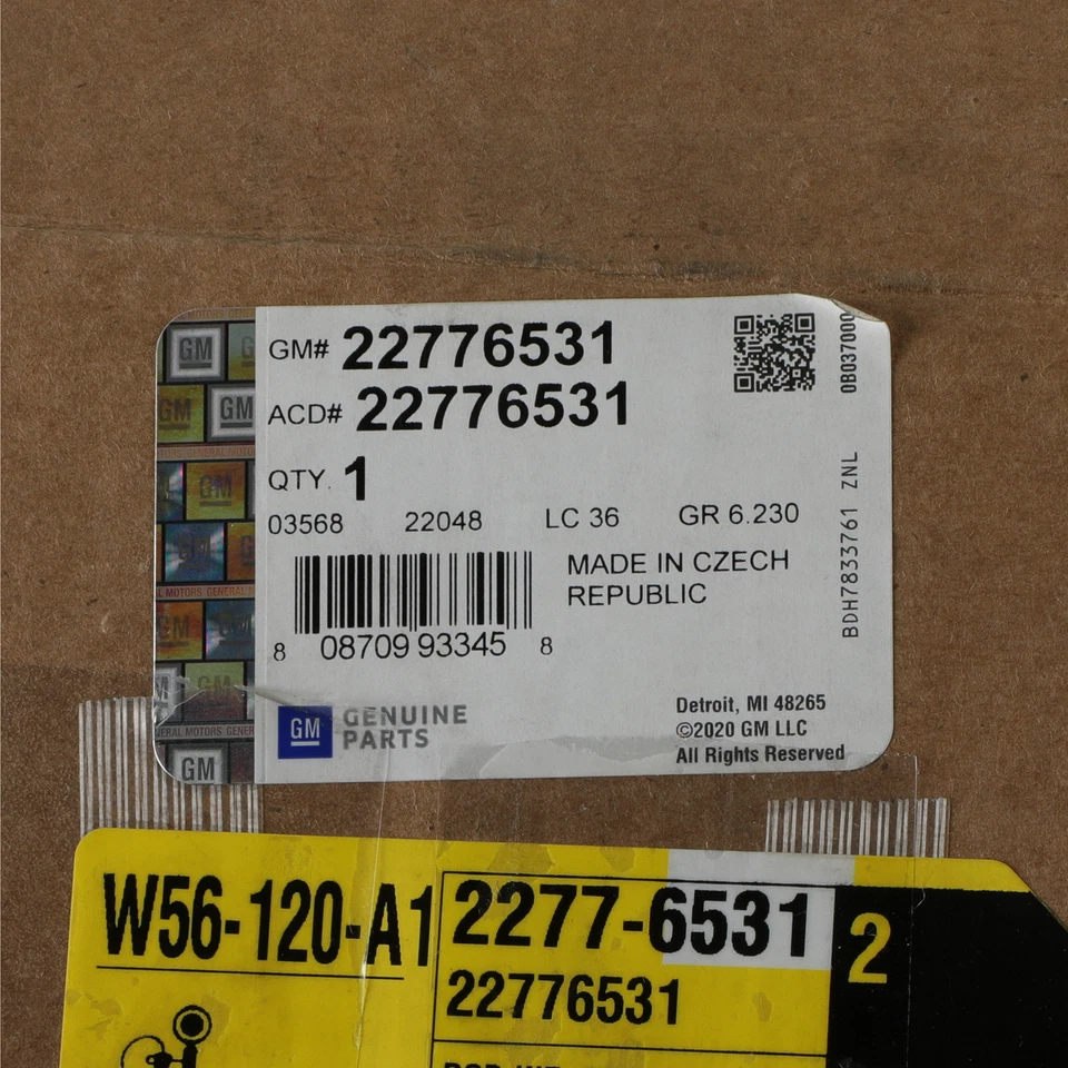 Kit de varilla de amarre interior de acoplamiento de dirección Buick Cadillac GM 2014-2019 NUEVO FABRICANTE DE EQUIPOS ORIGINALES 22776531 Foto 3 de 3