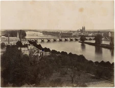 Tirage Albuminé Tours Indre-et-Loire Vers 1880