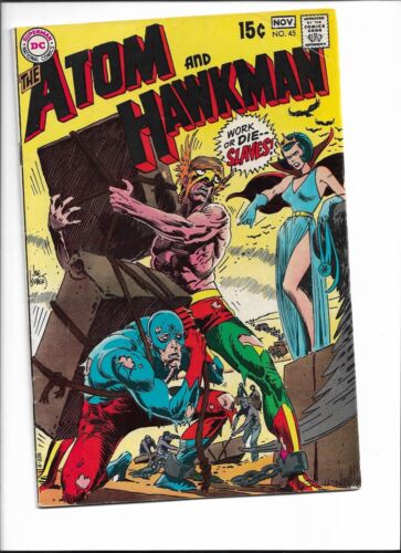 Atom Hawkman #45, F+. Classic by Gil Kane, Greene, Fox. Kubert Cover! - Picture 1 of 2