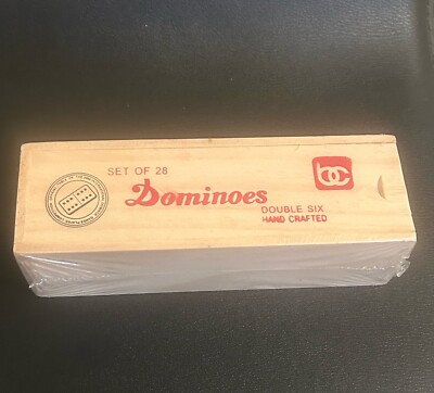 Bene Casa  Double Six  Hand Crafted dominoes set of 28