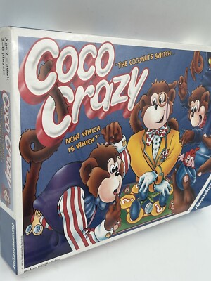 NOS Sealed Coco Crazy Board Game Original 1992 Version - BRAND NEW