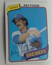 1980 Topps Baseball #327 Ray Fosse VERY GOOD/EXCELLENT