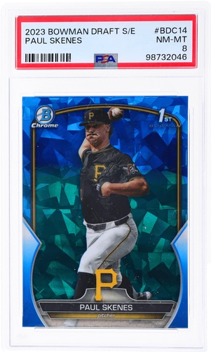 2023 Bowman Draft Sapphire Paul Skenes Chrome #BDC14 PSA 8