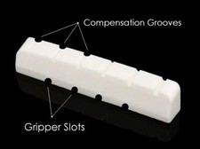 MusicianAtHeart NO GLUE / COMPENSATED Bone Nut made for IBANEZ Guitar