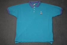 Vintage Davisons Of Bermuda Shirt Adult 2XXL XXL Blue Polo Golf Vacation Mens