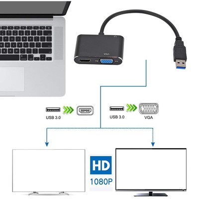 2-in-1-kompatibel Für USB Zu High Definition Multimedia Interface Und VGA-A HT