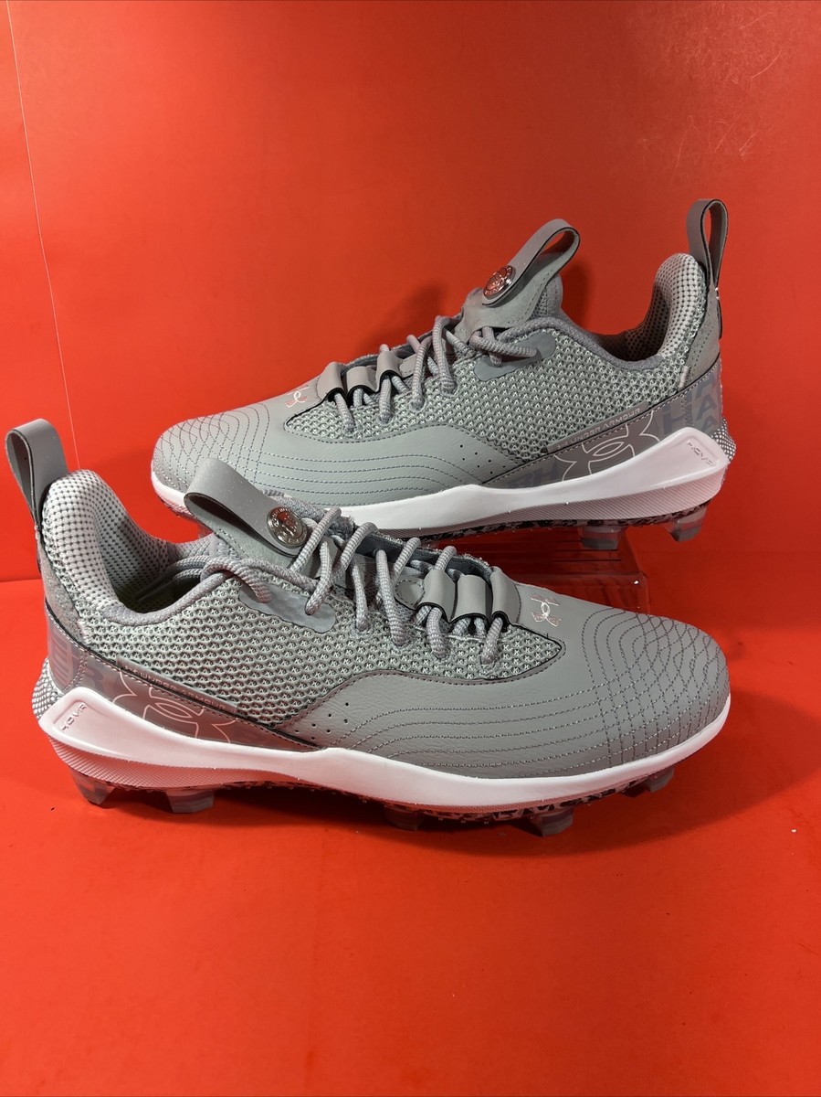 NEW UA Harper 7 Elite TPU Baseball Cleats Grey White 3025585  display picture 1