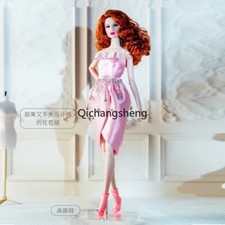 Fashion Pink Little Dress 11.5" Doll Clothes Outfits Princess Evening Gown 1/6