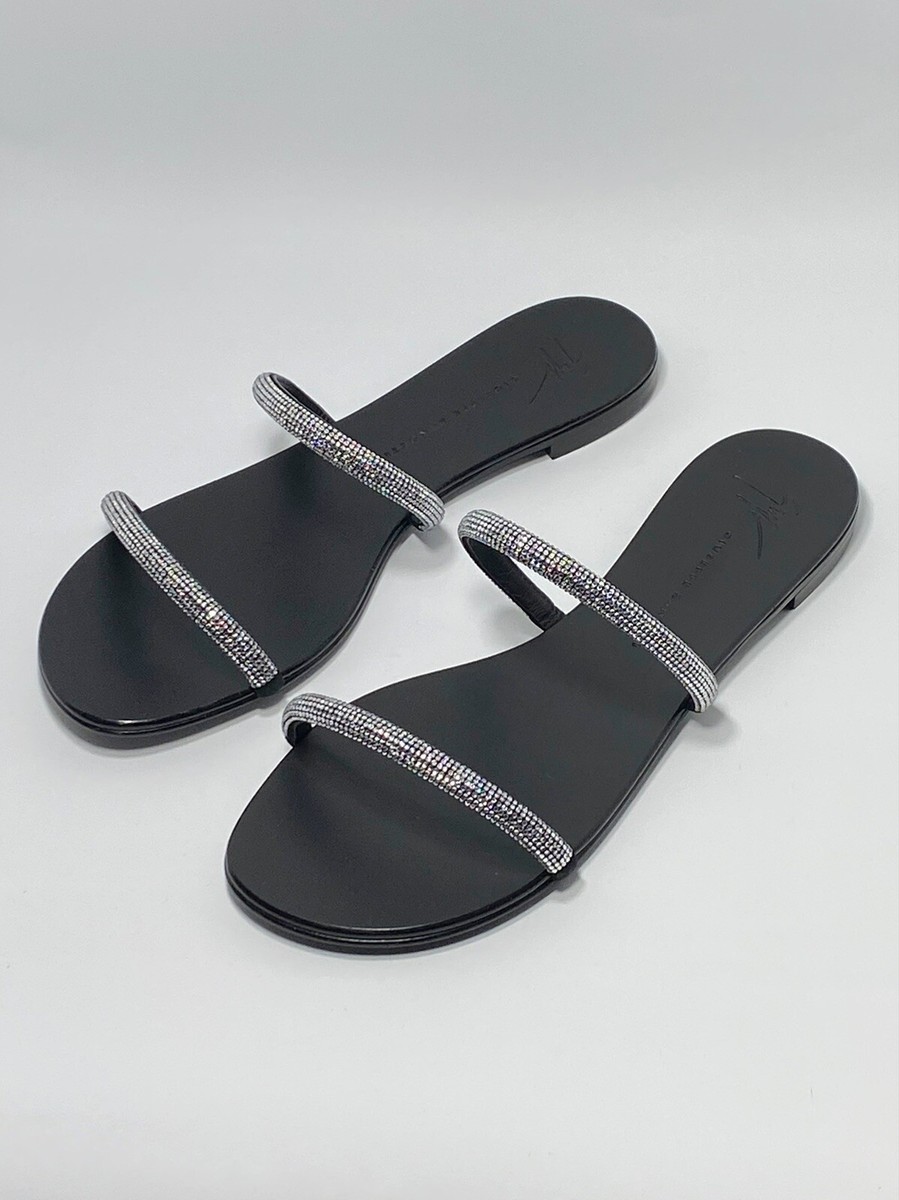 Giuseppe Zanotti rhinestone embellished sandals size 37 | eBay