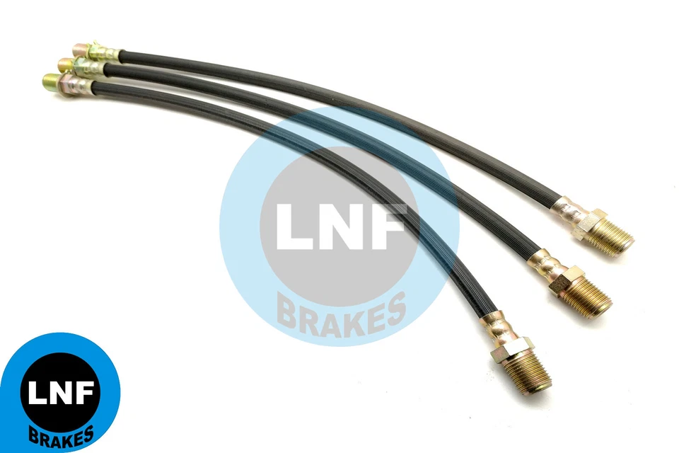 MANGUERA FRENO X3 DELANTERA TRASERA CASTAÑO ROJIZO MODELO 8-100 101 12-160 165 1250 32 33 1932 1933 Foto 3 de 4