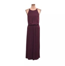 NWT David’s Bridal Formal Maxi Dress Size 4 Wine Dark Red Gown