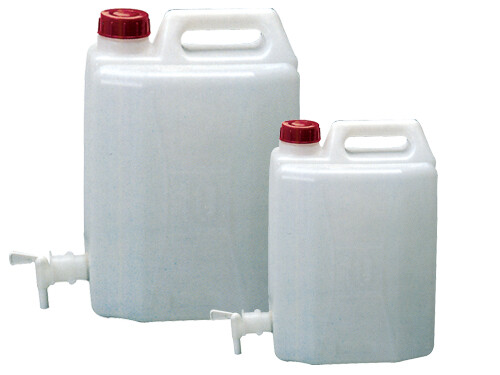 Set 2 Rubinetto Dosatore DIN61 Per Taniche Acqua E Serbatoi Giardinaggio