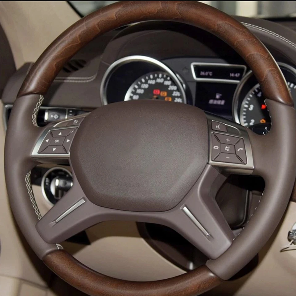 Steering Wheel Button Switch Trim Cover For Mercedes-Benz C Class 2011-2013 W204 - Изображение 3 из 4