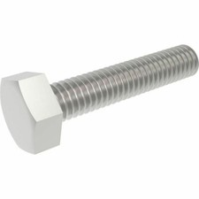Diall M6 X 50mm Full Thread Hex Bolt 4.8 ZP - x5, x10, x25 or x50