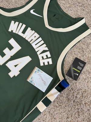Giannis Antetokounmpo Jersey Nike Jordan 48 Authentic Large