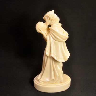 Faro Studio 9'' Statue Alabastrite Very Detailed Romeo E Giulietta Kissing Italy