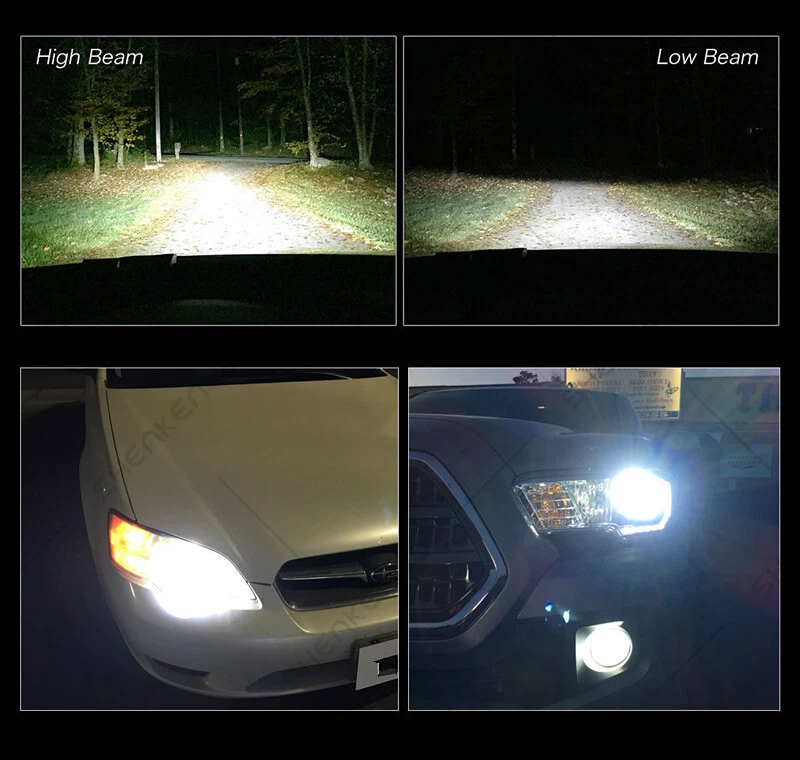 For Chevy Cobalt 2005-2010 COB LED Headlight Kit 9007 6000K High/Low Beam Bulbs - Image 4 of 4