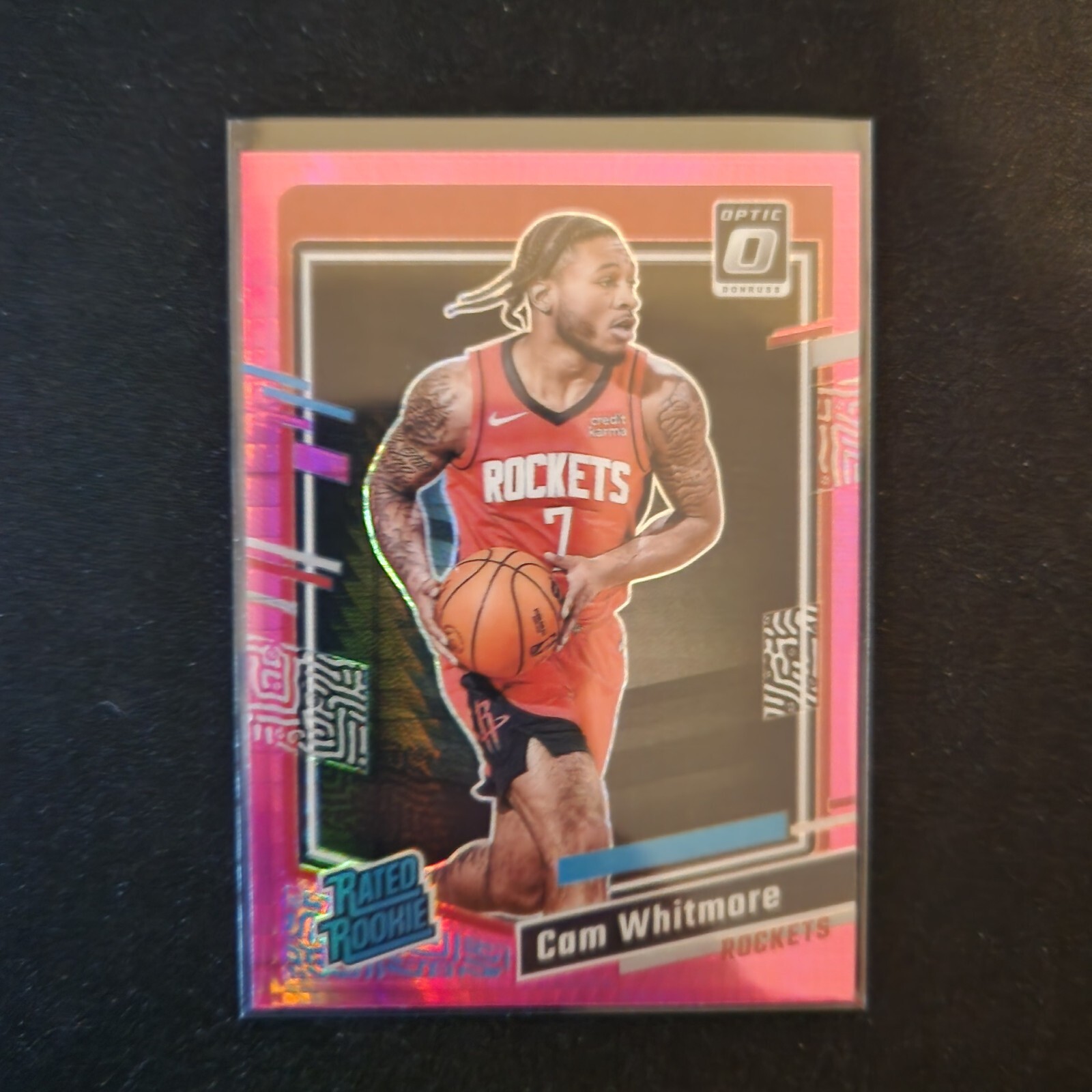 2023-24 Donruss Optic Pink Hyper Prizm Cam Whitmore #217 RC Rockets   L37