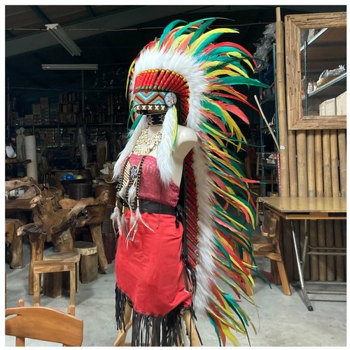 Feather Headdress Chief Indian 