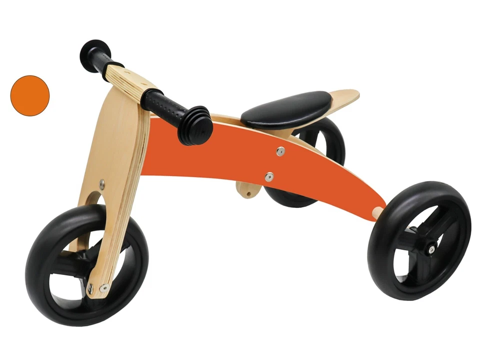 Fahrrad Ohne Pedale IN Holz Bike Dreirad Schwimmbare Gleichgewicht Umwandelbar - Bild 2 von 4
