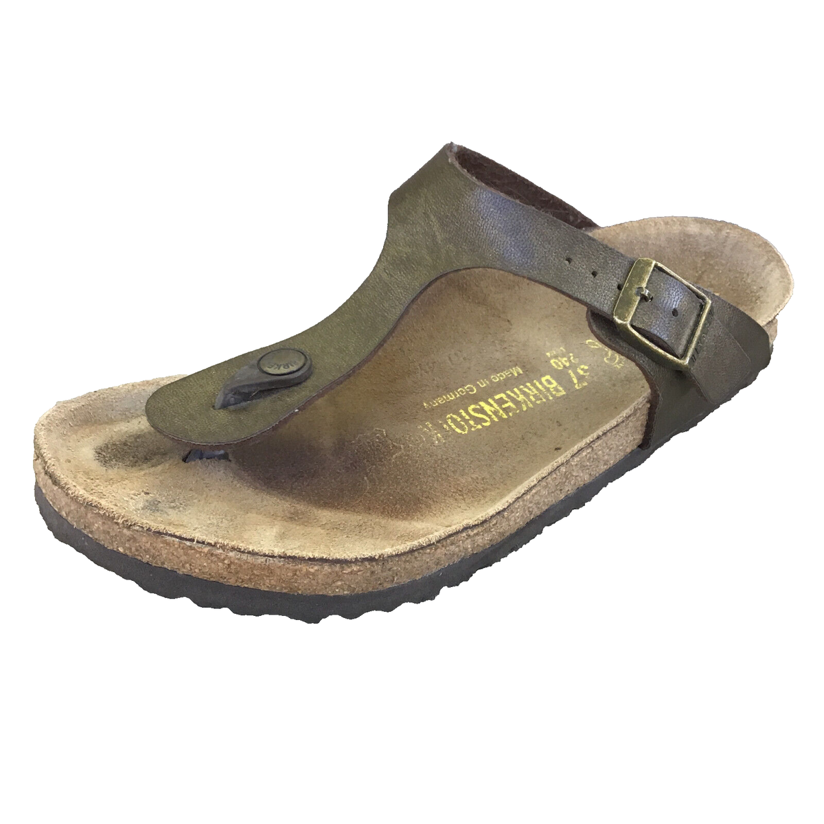 NWT Birkenstock Gizeh Men’s Mocha brown thong sandal. SZ  12 Birkenstock Thong Sandals for Men for sale | eBay main image 3
