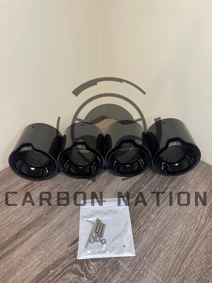 DEFECTIVE For BMW G80 M3 G82 G83 M4 G87 M2 Carbon Fiber Gloss Black Exha G3D Foto 3 de 4