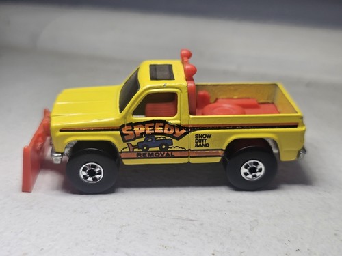 ๐ฅ Hot Wheels 1979 SPEEDY REMOVAL w/Plow Pickup Truck Die Cast Mint - Picture 3 of 11