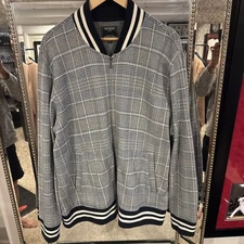 Todd Snyder Men's Track Jacket Plaid Full Zip Size XL *NEW*