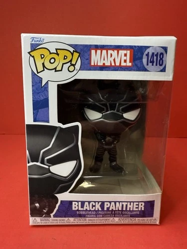 Funko Pop Black Panther #1418 Marvel Avengers Vinyl Figure New in Box