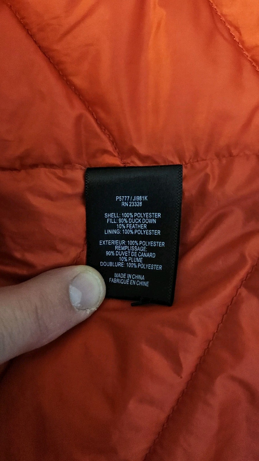 Pendleton Red Poly Softshell Down Insulated Puffe… - image 14