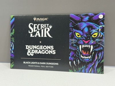 Secret Lair Dungeons & Dragons Black Lights & Dark Dungeons FOIL - SEALED MTG