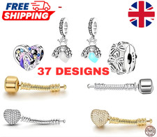 925 Silver Barrel Charm Bracelet Extender UK STOCK Fast Shipping