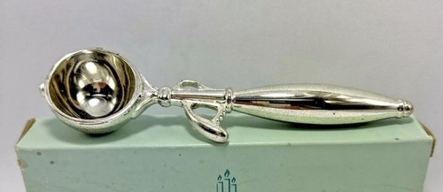 PartyLite Eisportionierer Schnupftabak P7625 versilbert Oberfläche Party Lite - Bild 1 von 4