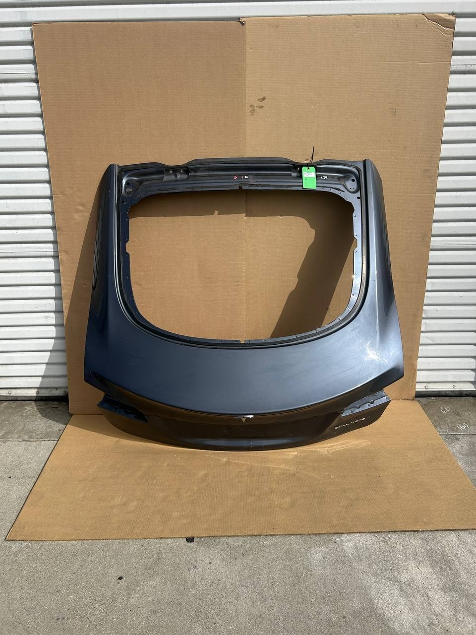 ✅2016-2020 Model S Trunk Lid Tailgate Hatch Shell Panel Gray w/dent