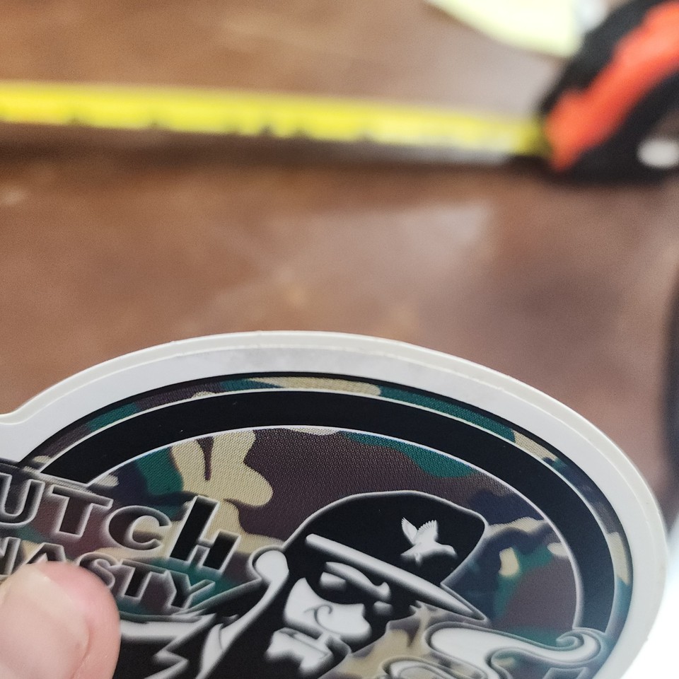 Dutch Bros Duck Dynasty Sticker Camo Small Imperfection READ ...
