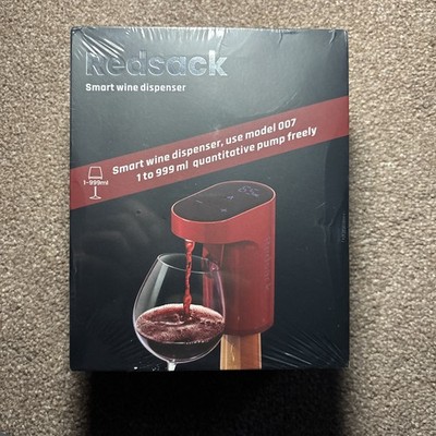 Redsack Weinspender Elektrisch Dekanter Belüfter Whisky Ausgießer Pumpe Gold Neu