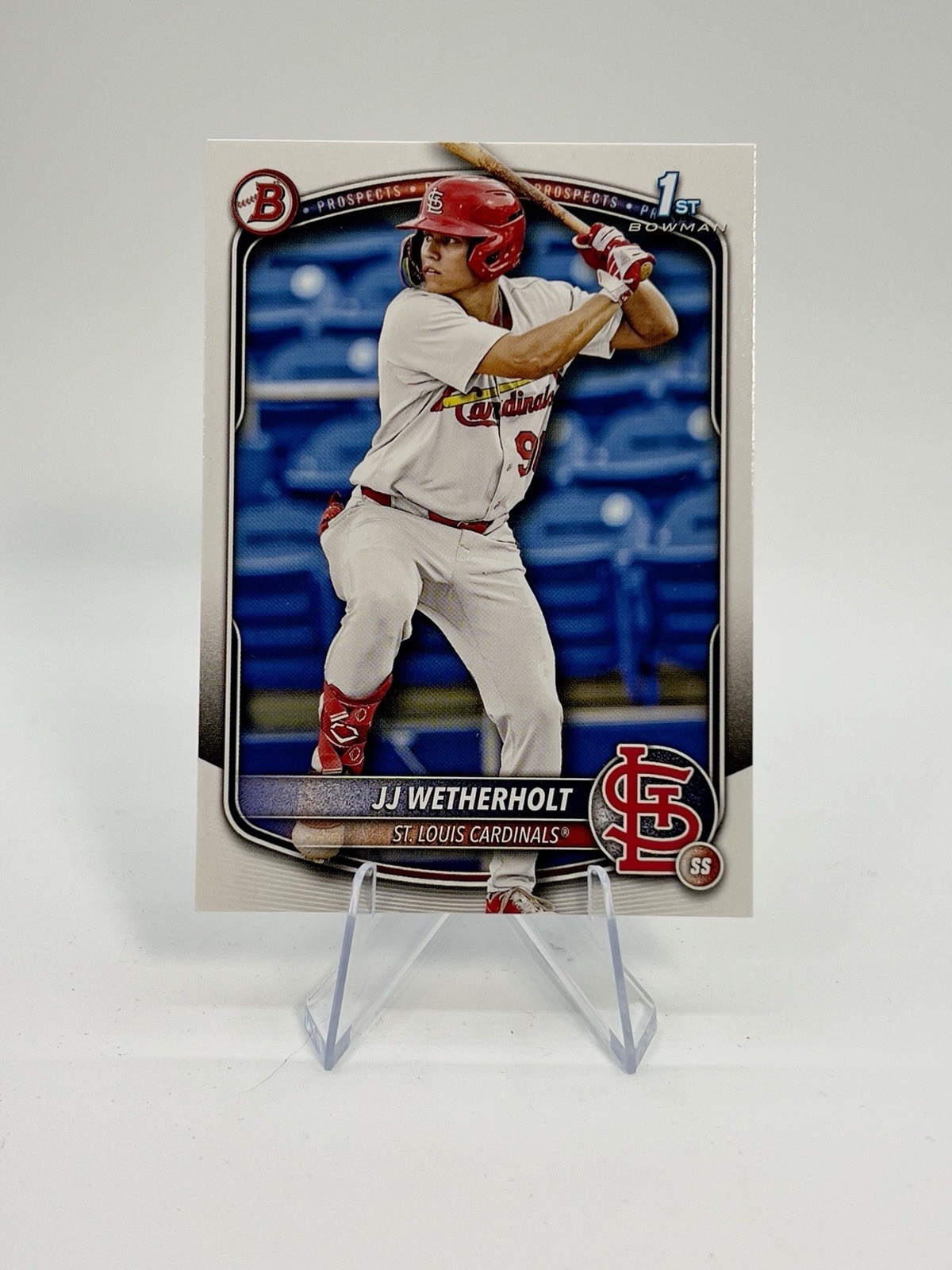 2025 Bowman - JJ Wetherholt 1sr Prospects #BP-22 ST Louis Cardinals