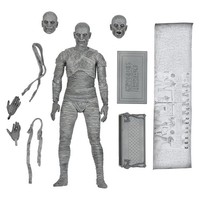 Universelle Monster 7 Zoll MaßStab Actionfigur | Die Mumie (Schwarz & Weiß)