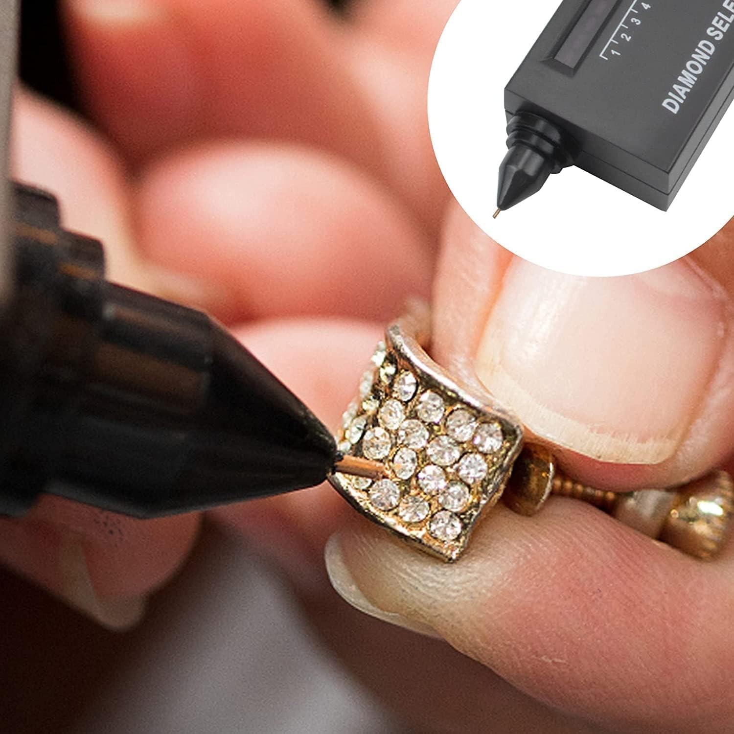 Professional Diamond Tester Pen, High Accuracy Jewelry Diamond Tester, Electr...