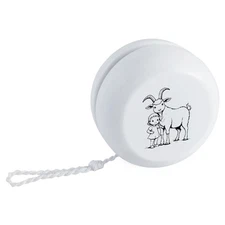 'Cute Child with Goat' Retro Style Yo-Yo (YY00045014)