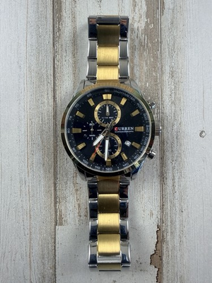 #ad CURREN Men Watches Top Brand Steel Wristwatch Calendar Date Quartz Sport Watch $27.30