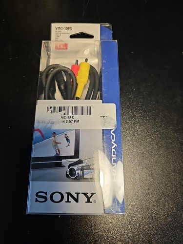 Sony VMC-15FS 6 Audio Video Cable RCA MiniDV DVD camcorders - OEM