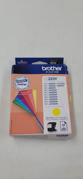 Brother LC-223Y Druckerpatrone Gelb Ablauf 08 2023!!!-image