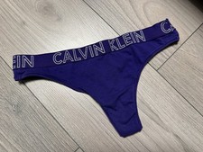 Calvin Klein perizoma tanga viola XS donna CK intimo