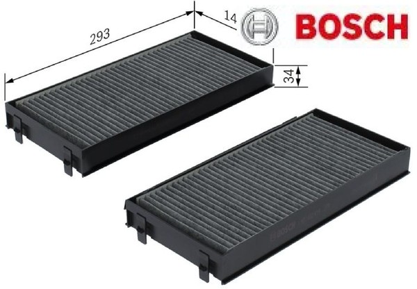 Bosch 1987432419 Filter FüR Innenraumluft Innenraumfilter Filter FüR BMW-image