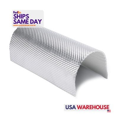 Design 50502, One Silver Aluminized Fiberglass Cloth Floor & Tunnel Heat Shield 
