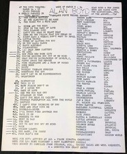 WKUL Cullman Al. Alan Boyd Fabulous Fifty Record Survey 3/65 No. 1 Johnny Bond